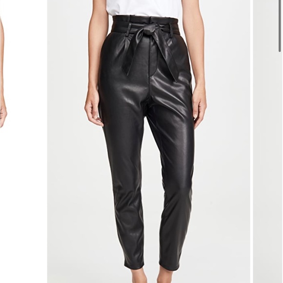 BB Dakota Pants Jumpsuits Bb Dakota Vegan Leather Paper Bag
